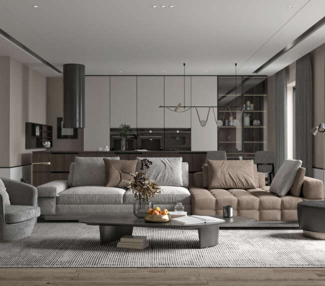 modern apartment living room