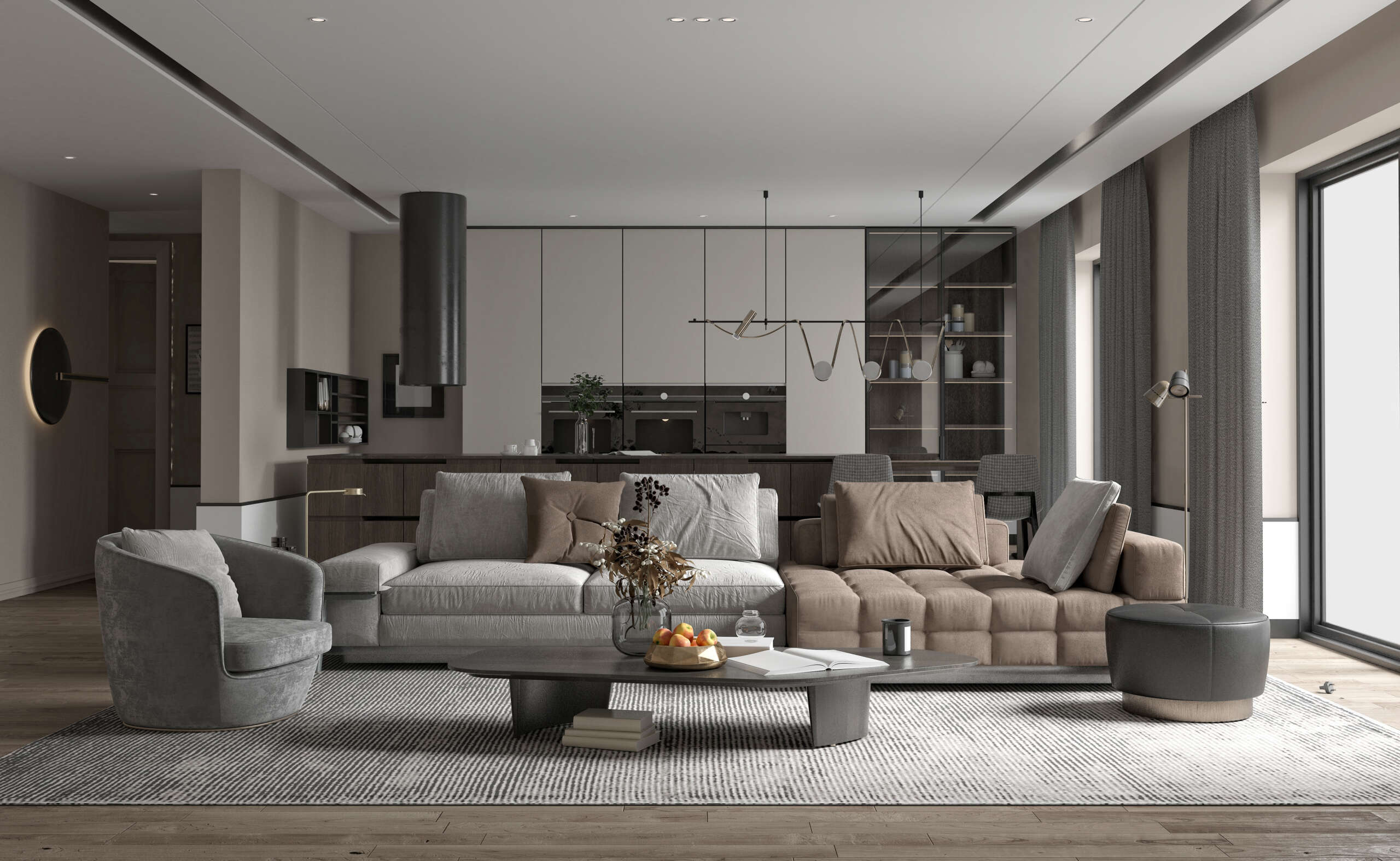 modern apartment living room